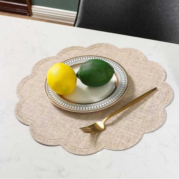 mats & pads 4pcs table heat insulation tableware pu leather pot holder home restaurant washable dining room waterproof placemats round
mats & pads 4pcs table heat insulation tableware pu leather pot holder home restaurant washable dining room waterproof placemats round