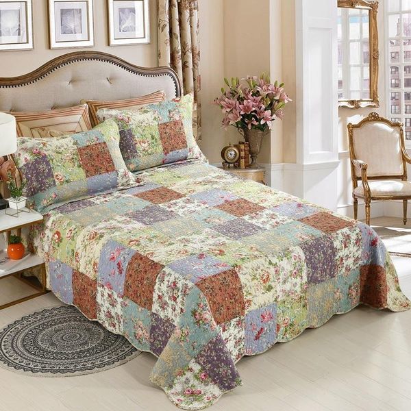comforters & sets chausub bedspreads quilt set 3pcs cotton quilts floral patchwork coverlet quilted bed cover pillowcase king queen summer b
comforters & sets chausub bedspreads quilt set 3pcs cotton quilts floral patchwork coverlet quilted bed cover pillowcase king queen summer b