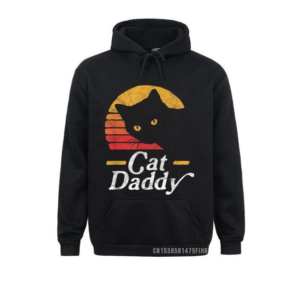 men's hoodies & sweatshirts cat daddy vintage eighties style retro distressed hoodie funny men fitness preppy clothes, Black
men's hoodies & sweatshirts cat daddy vintage eighties style retro distressed hoodie funny men fitness preppy clothes, Black