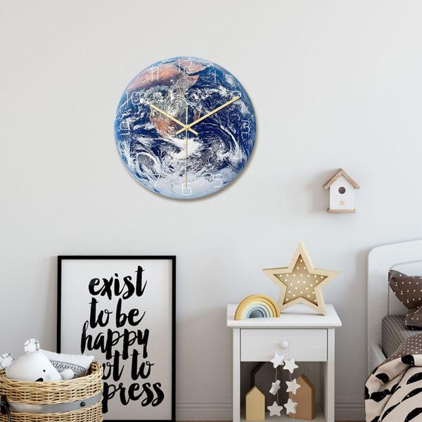 wall clocks round earth pattern acrylic clock silent non ticking 12 inch sweep movement glass clocks, decorative
wall clocks round earth pattern acrylic clock silent non ticking 12 inch sweep movement glass clocks, decorative