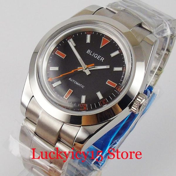 simple automatic men watch arched glass flash hand miyota movement stainless steel bracelet wristwatches, Slivery;brown
simple automatic men watch arched glass flash hand miyota movement stainless steel bracelet wristwatches, Slivery;brown