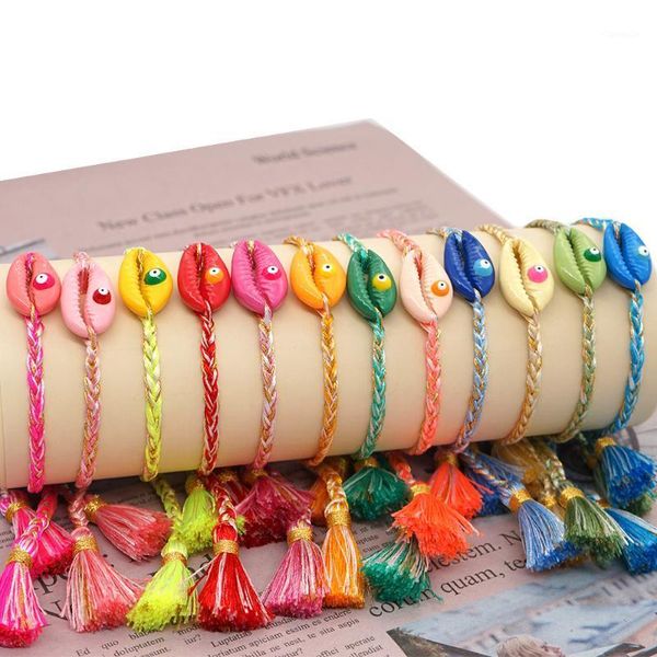 charm bracelets boho shell moda rope jewelry thread bracelet women fashion braided seashell colorful pulseras tassel adjustable, Golden;silver
charm bracelets boho shell moda rope jewelry thread bracelet women fashion braided seashell colorful pulseras tassel adjustable, Golden;silver