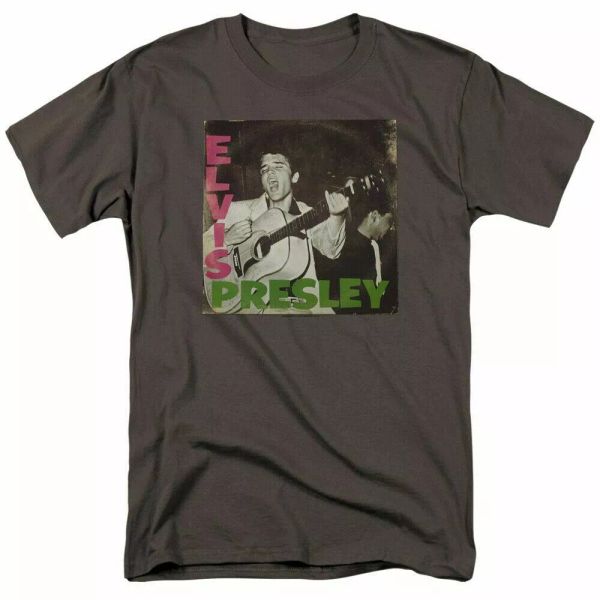 elvis presley first lp t shirt mens licensed the king of rock tee charcoal, White;black
elvis presley first lp t shirt mens licensed the king of rock tee charcoal, White;black