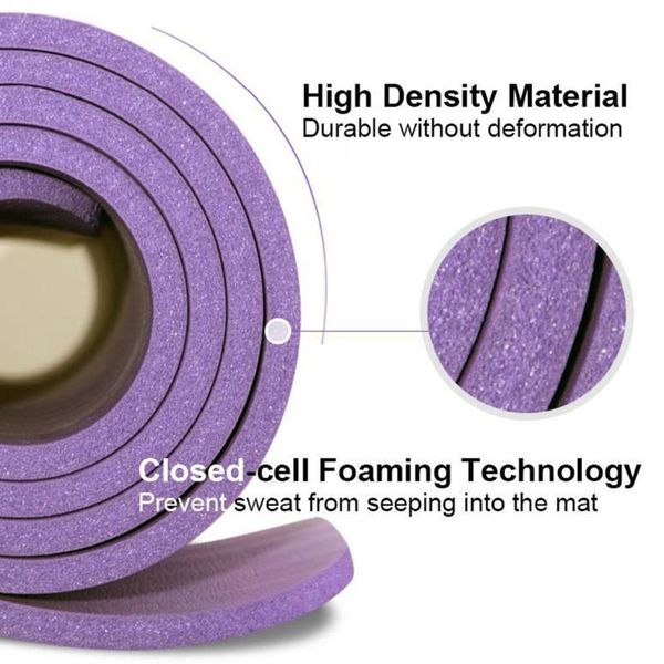 10mm thick durable exercise yoga mat sport fitness pad portable for gym home qw mats
10mm thick durable exercise yoga mat sport fitness pad portable for gym home qw mats