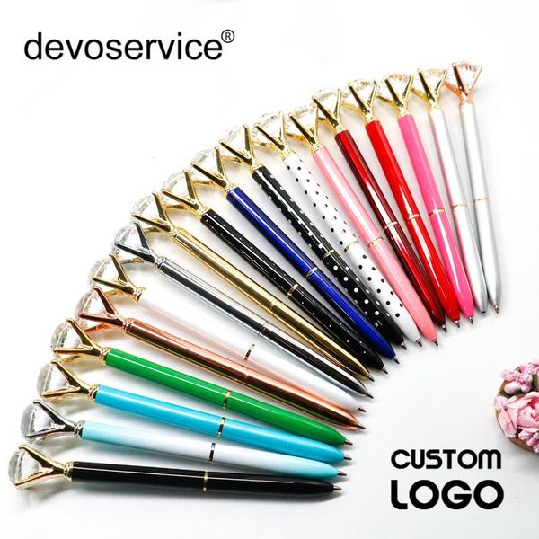ballpoint pens 10pcs/lot 0.7mm metal diamond pen creative birthday gift signature office student stationery custom logo, Blue;orange
ballpoint pens 10pcs/lot 0.7mm metal diamond pen creative birthday gift signature office student stationery custom logo, Blue;orange