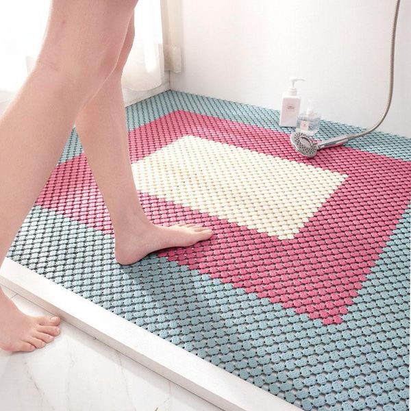 carpets 22x22cm assembled interlocking pvc floor mat diy matching decoration with drainage bathroom shower toilet stitching carpet
carpets 22x22cm assembled interlocking pvc floor mat diy matching decoration with drainage bathroom shower toilet stitching carpet