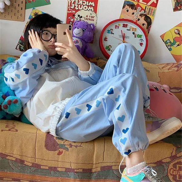 women's pants & capris hip hop heart print women gothic straight trousers summer cute harajuku fashion female high street funny, Black;white
women's pants & capris hip hop heart print women gothic straight trousers summer cute harajuku fashion female high street funny, Black;white