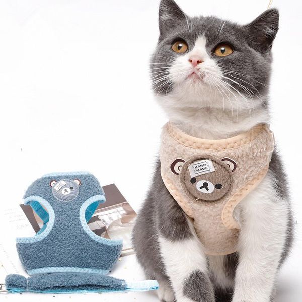 cat collars & leads nylon harness and leash set for animals dog traction belt adjustable kitten halter collar pet products
cat collars & leads nylon harness and leash set for animals dog traction belt adjustable kitten halter collar pet products
