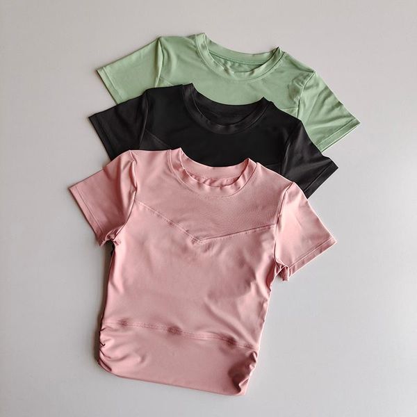 yoga outfit women's smooth short sleeve crop shirts slim fit running fitness t-shirts workout gym sport cycling t-shirt
yoga outfit women's smooth short sleeve crop shirts slim fit running fitness t-shirts workout gym sport cycling t-shirt