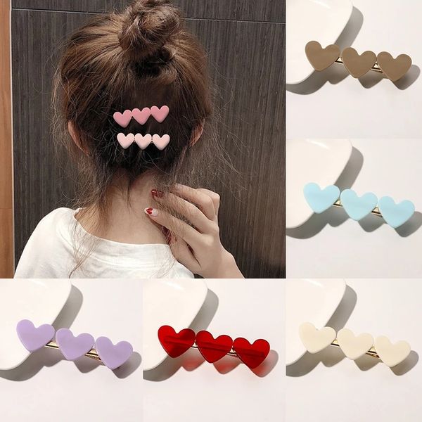 women candy color heart shape hair clips hairpins bb clip girls barrettes lovely gift duckbill clip hair accessories, Golden;silver
women candy color heart shape hair clips hairpins bb clip girls barrettes lovely gift duckbill clip hair accessories, Golden;silver
