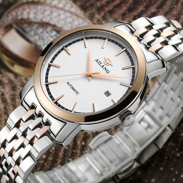brand ailang elegant fashion men business dress watches 316l automatic statement wrist watch calendar analog relojes 3bar nw3303 wristwatche, Slivery;brown
brand ailang elegant fashion men business dress watches 316l automatic statement wrist watch calendar analog relojes 3bar nw3303 wristwatche, Slivery;brown