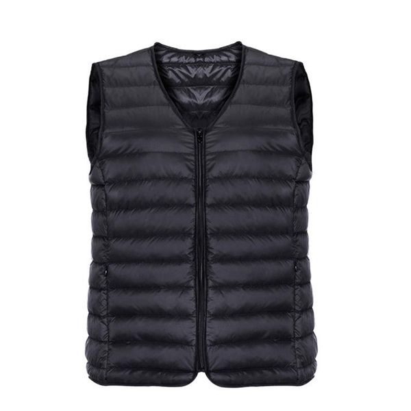 men's vests brand men winter coat 90% white duck down ultra light vest male casual zipper waistcoat portable v-neck sleeveless jacket, Black;white
men's vests brand men winter coat 90% white duck down ultra light vest male casual zipper waistcoat portable v-neck sleeveless jacket, Black;white