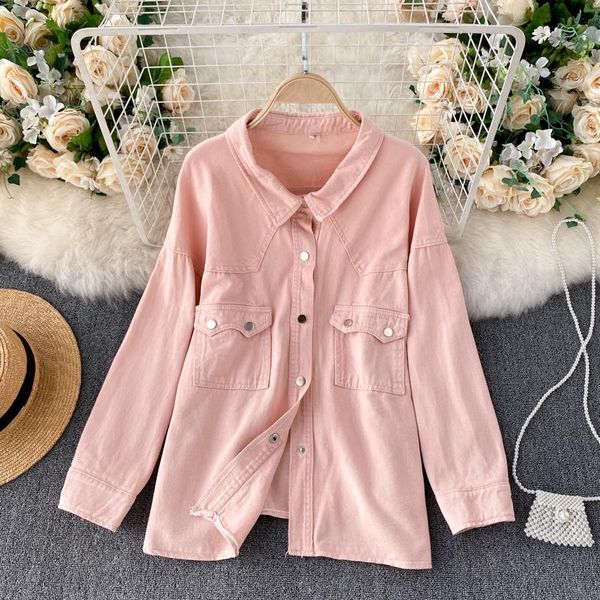 hong kong style shirt women's sense of design blouses & shirts, White