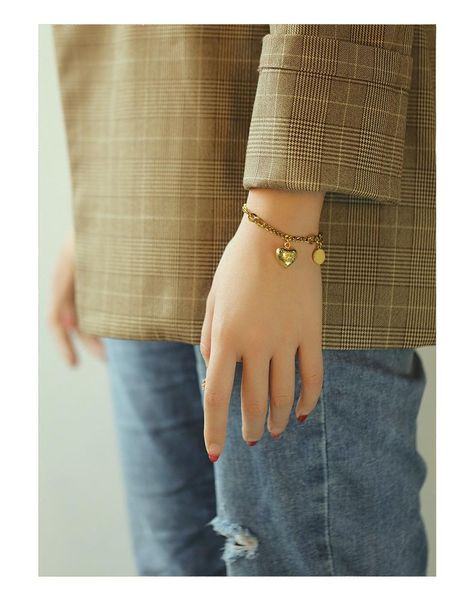bangle cl-165 european and american fashion jewelry simple love disc titanium steel bracelet female personality ins, Black
bangle cl-165 european and american fashion jewelry simple love disc titanium steel bracelet female personality ins, Black