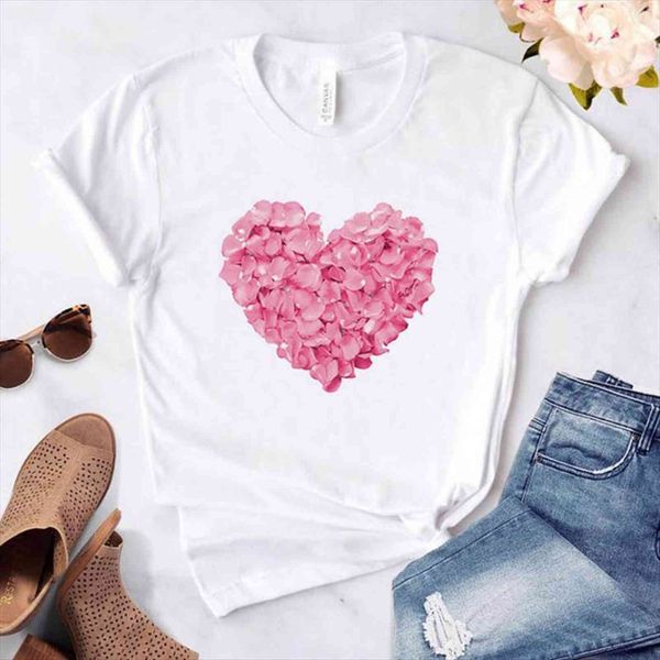 fashion pink heart flower women t shirt print casual funny harajuku 90s white tumblr streetwear
fashion pink heart flower women t shirt print casual funny harajuku 90s white tumblr streetwear