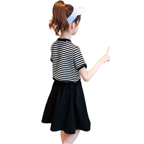 kids clothes striped tshirt + pants children's for girls casual style girl summer 210527, White
kids clothes striped tshirt + pants children's for girls casual style girl summer 210527, White