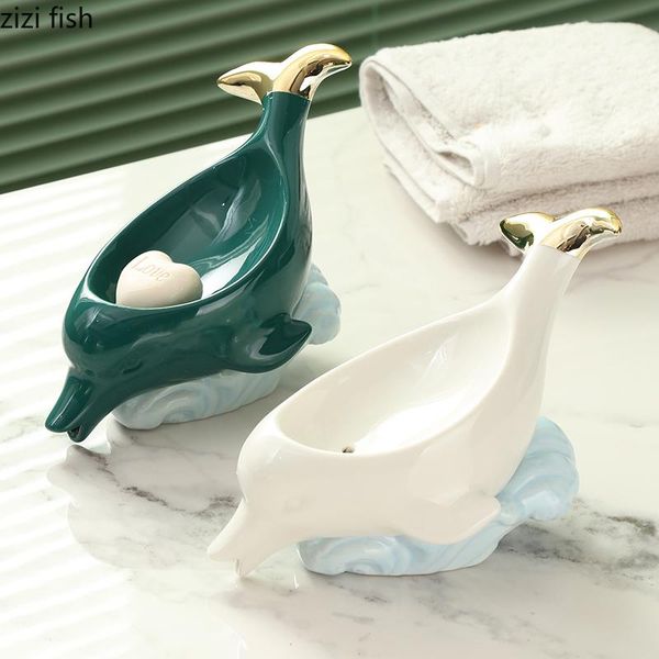 soap dishes lovely dolphin dispenser box ceramic bath supplies drain rack creativity holder bathroom accessories
soap dishes lovely dolphin dispenser box ceramic bath supplies drain rack creativity holder bathroom accessories