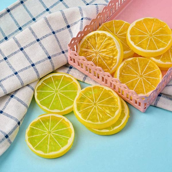 party decoration 40 pcs simulation slices fake artificial fruit model kitchen wedding home (yellow) 2021
party decoration 40 pcs simulation slices fake artificial fruit model kitchen wedding home (yellow) 2021