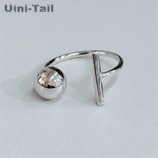 uini-tail 925 sterling silver fashion personality temperament glossy bead ring simple small geometric opening ed601 cluster rings, Golden;silver
uini-tail 925 sterling silver fashion personality temperament glossy bead ring simple small geometric opening ed601 cluster rings, Golden;silver