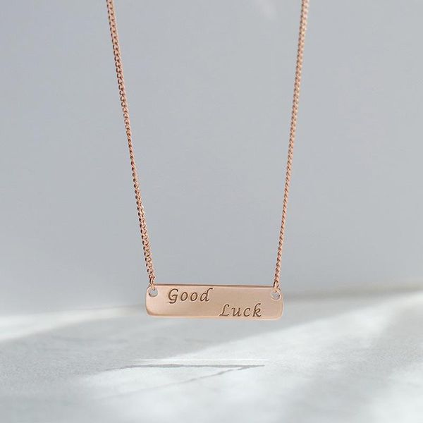 chains 8933 s925 letter necklace sterling silver good luck lucky clavicle chain simple retro art pendant
chains 8933 s925 letter necklace sterling silver good luck lucky clavicle chain simple retro art pendant