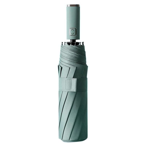 umbrellas color handle automatic three-fold umbrella windproof and uv-proof folding solid olive green
umbrellas color handle automatic three-fold umbrella windproof and uv-proof folding solid olive green