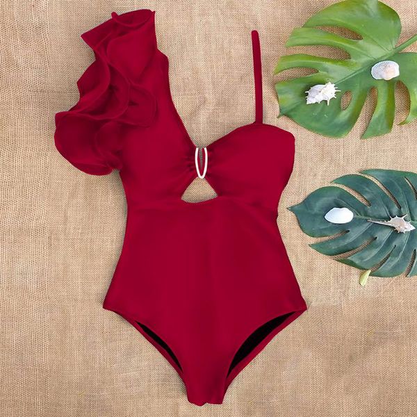 one-piece suits one shoulder ruffle piece swimsuit print floral swimwear women bathing suit beachwear monokini
one-piece suits one shoulder ruffle piece swimsuit print floral swimwear women bathing suit beachwear monokini