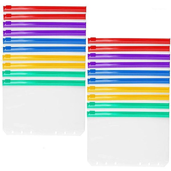 gift wrap 35pcs binder pockets a6 size multicolor zipper folders for 6-ring notebook loose leaf bags, waterproof pvc pouch1
gift wrap 35pcs binder pockets a6 size multicolor zipper folders for 6-ring notebook loose leaf bags, waterproof pvc pouch1
