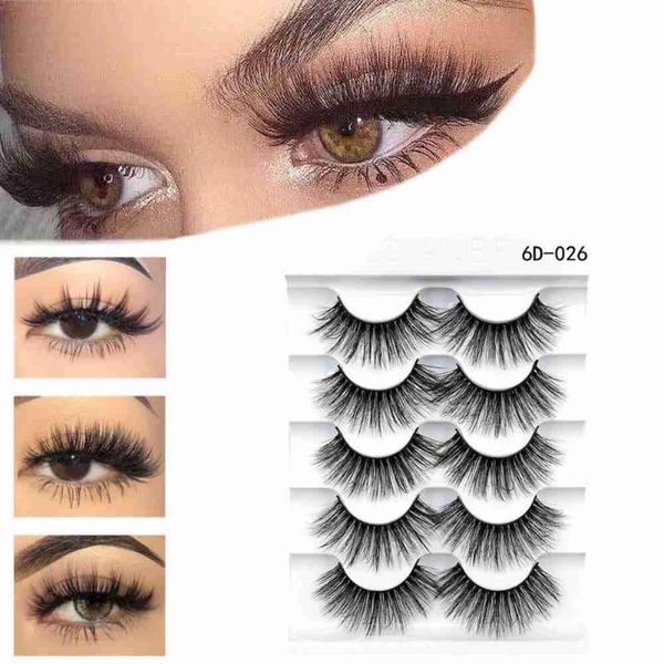 false eyelashes 5 pairs 6d mink natural lashes soft fake extension makeup eye beauty tools
false eyelashes 5 pairs 6d mink natural lashes soft fake extension makeup eye beauty tools