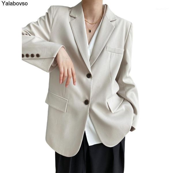 women's suits & blazers korean ladies casual for women rice khaki black color fashion button suit coat spring and autumn, White;black
women's suits & blazers korean ladies casual for women rice khaki black color fashion button suit coat spring and autumn, White;black