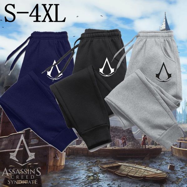 men's pants korean version sweatpants men lace-up jogger hiking man assassin's pattern print trackpants slim fit, Black
men's pants korean version sweatpants men lace-up jogger hiking man assassin's pattern print trackpants slim fit, Black
