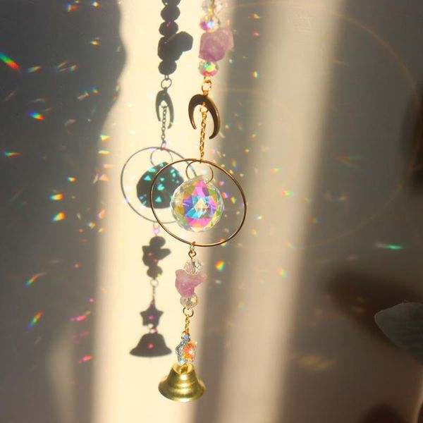 decorative objects & figurines crystal wind chime pendant dream catcher plated colorful beads hanging drop for outdoor indoor garden windchi
decorative objects & figurines crystal wind chime pendant dream catcher plated colorful beads hanging drop for outdoor indoor garden windchi