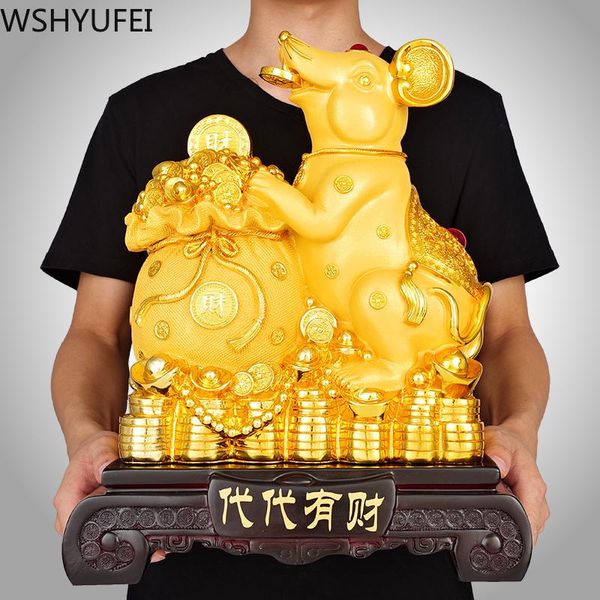 decorative objects & figurines lucky zodiac money mouse chinese style resin ornaments crafts study desk wine cabinet statue christmas gifts
decorative objects & figurines lucky zodiac money mouse chinese style resin ornaments crafts study desk wine cabinet statue christmas gifts