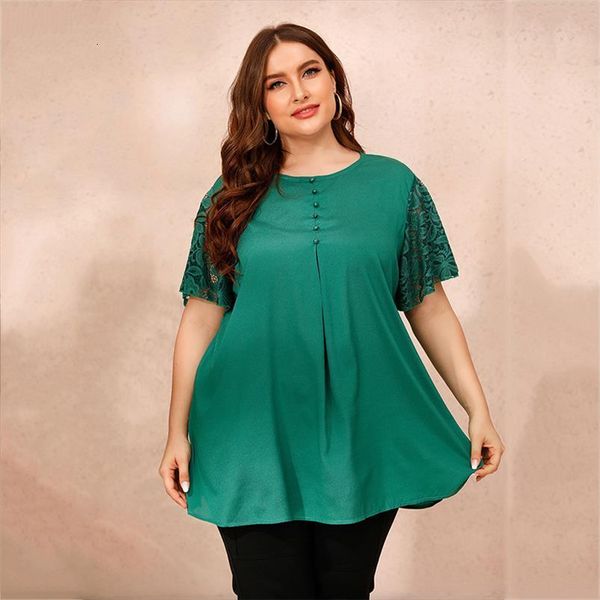 plus size long autumn lace womens shirts short sleeve solid casual green loose oversized ladies tunic, White
plus size long autumn lace womens shirts short sleeve solid casual green loose oversized ladies tunic, White