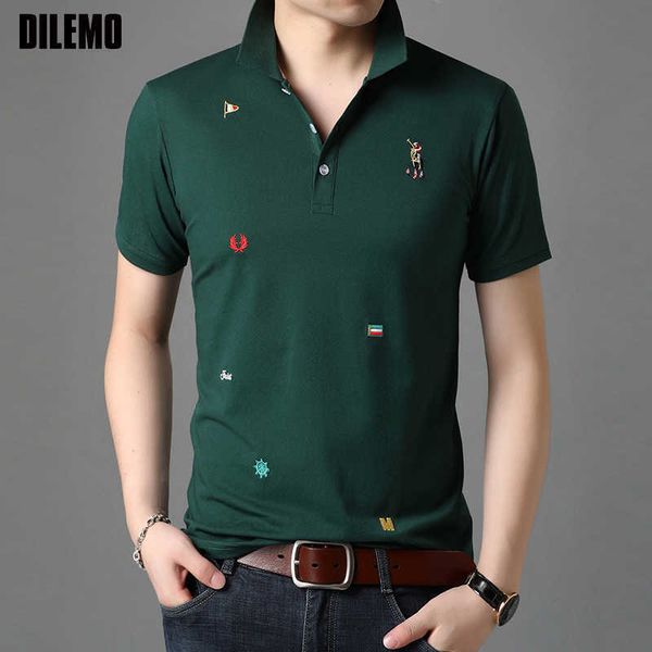 polo shirt men summer brand turn down collar designer short sleeve casual fashions man clothing 210707, White;black
polo shirt men summer brand turn down collar designer short sleeve casual fashions man clothing 210707, White;black