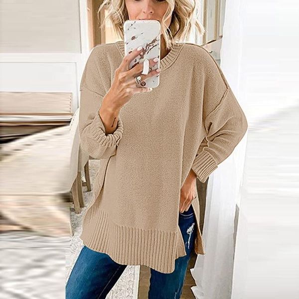 women's sweaters gril female knitted fashion solid color pullovers round neck long sleeve 2021 winter warm clothing mujer, White;black
women's sweaters gril female knitted fashion solid color pullovers round neck long sleeve 2021 winter warm clothing mujer, White;black