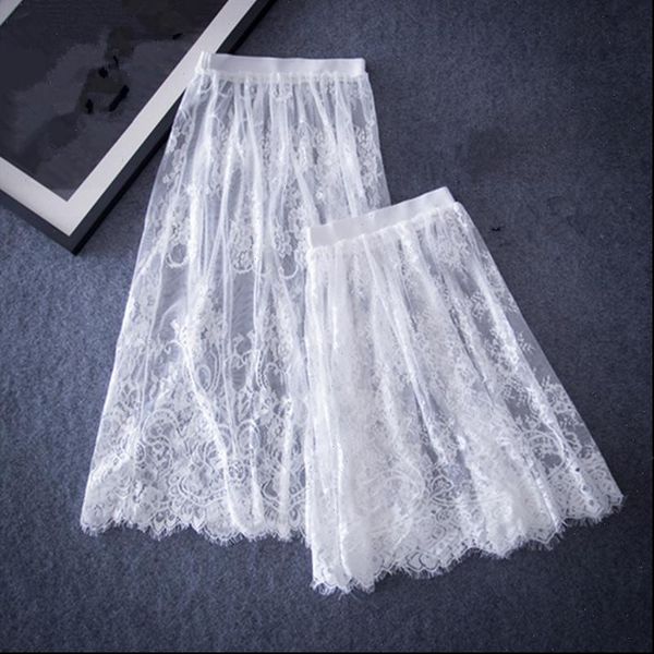 1pcs floral lace sheer hollow women skirt bottoming embroidered elastic waist mesh underskirt petticoat ylm8053 ylm8054, Black
1pcs floral lace sheer hollow women skirt bottoming embroidered elastic waist mesh underskirt petticoat ylm8053 ylm8054, Black