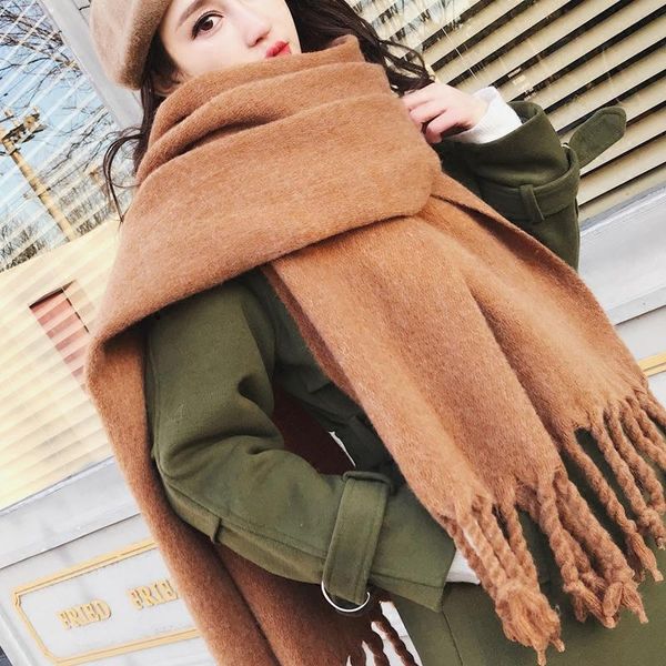 scarves autumn and winter boutique fashion shawl solid color thickened long scarf twist braid tassel for men women, Blue;gray
scarves autumn and winter boutique fashion shawl solid color thickened long scarf twist braid tassel for men women, Blue;gray