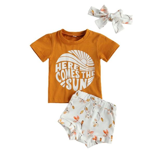 wenazao born toddler infant baby girls summer outfit set printed khaki short sleeve t shirts floral white shorts bow headband clothing sets
wenazao born toddler infant baby girls summer outfit set printed khaki short sleeve t shirts floral white shorts bow headband clothing sets
