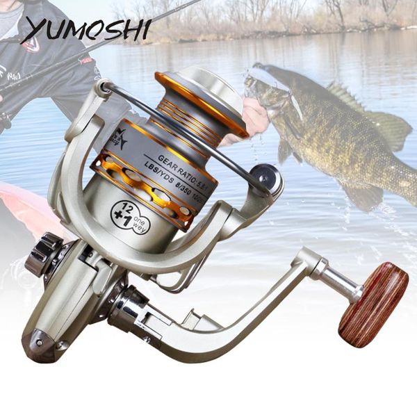metal spinning fishing reel 1000-7000 series wheel 10bb 5.5:1 tackle pesca carrete carp spinnning feeder baitcasting reels
metal spinning fishing reel 1000-7000 series wheel 10bb 5.5:1 tackle pesca carrete carp spinnning feeder baitcasting reels