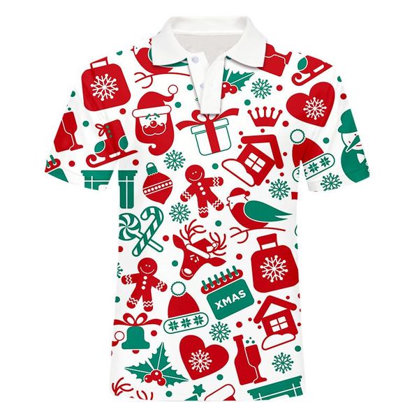 men's polos fashion shirt 3d xmas printed santa clause streetwear oversize festival short sleeve clothing custom drop, White;black
men's polos fashion shirt 3d xmas printed santa clause streetwear oversize festival short sleeve clothing custom drop, White;black