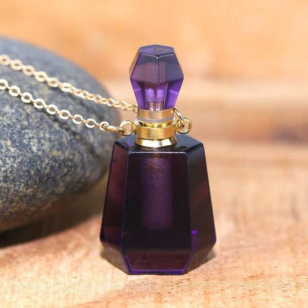 pendant necklaces 2021 geometric gems stone essential oil diffuser perfume bottle chain necklace classic gift jewelry, Silver
pendant necklaces 2021 geometric gems stone essential oil diffuser perfume bottle chain necklace classic gift jewelry, Silver