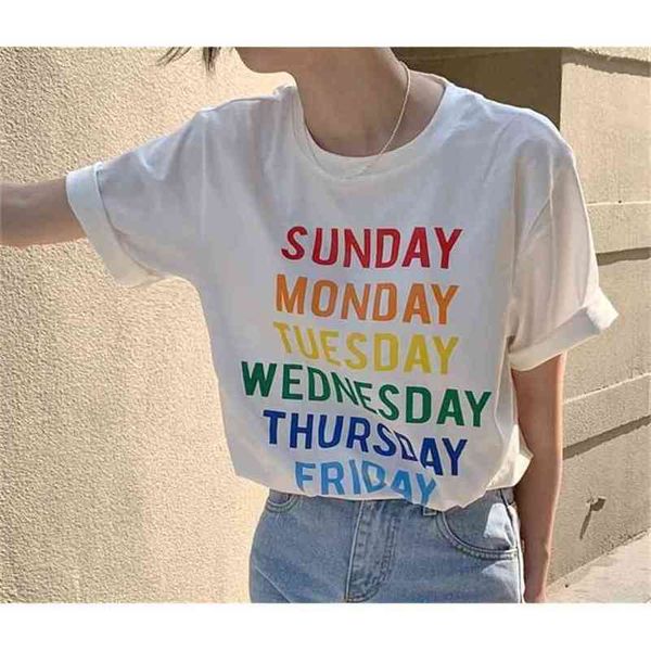 summer t shirts sunday monday tuesday wednesday thursday friday saturday colorful letter print graphic 210512, White
summer t shirts sunday monday tuesday wednesday thursday friday saturday colorful letter print graphic 210512, White