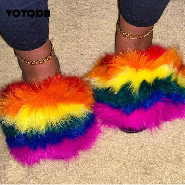 women fur slides summer fluffy raccoon slippers indoor plush flat sandals ladies outdoor furry flip flops rainbow cute shoes, Black
women fur slides summer fluffy raccoon slippers indoor plush flat sandals ladies outdoor furry flip flops rainbow cute shoes, Black