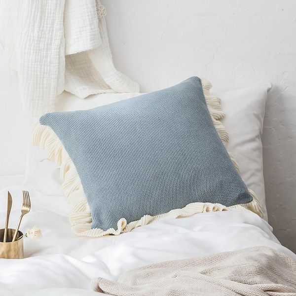 pillow case nordic simple cushion cover solid color knitting white edge soft skin-friendly sofa throw bedside car home decor
pillow case nordic simple cushion cover solid color knitting white edge soft skin-friendly sofa throw bedside car home decor