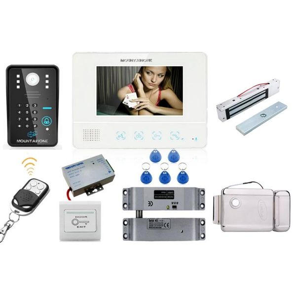 home set 7" rfid password video door phone intercom system doorbell camera 1000tvl + electric drop bolt lock phones
home set 7" rfid password video door phone intercom system doorbell camera 1000tvl + electric drop bolt lock phones