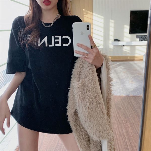short sleeve 2022 new long t-shirt east gate women's wear summer version big white short women, White;black
short sleeve 2022 new long t-shirt east gate women's wear summer version big white short women, White;black