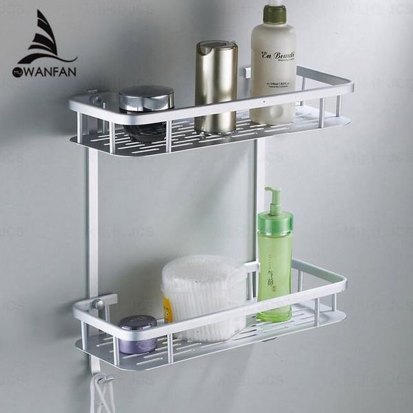 bathroom shelves two layer chrome silver wall rack towel hooks washing shower cosmetic basket home accessories bath shelf 2518
bathroom shelves two layer chrome silver wall rack towel hooks washing shower cosmetic basket home accessories bath shelf 2518