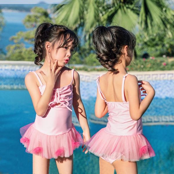 girls' one piece pink tie front bathing suit kids lovely ballet style ruffle skirted swimsuit swimwear one-piece suits
girls' one piece pink tie front bathing suit kids lovely ballet style ruffle skirted swimsuit swimwear one-piece suits