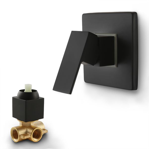 skowll and cold mixing valve body faucet copper black single handle concealed shower mixer bathroom in-wall type hg-8002
skowll and cold mixing valve body faucet copper black single handle concealed shower mixer bathroom in-wall type hg-8002