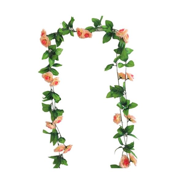 5pcs/2.5m fake rose vine flowers garland plants artificial flower hanging home el wedding garden decor decorative & wreaths
5pcs/2.5m fake rose vine flowers garland plants artificial flower hanging home el wedding garden decor decorative & wreaths
